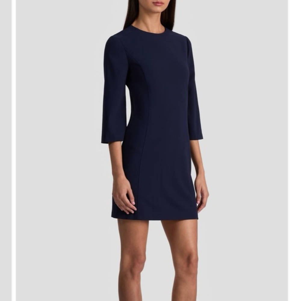 Alice + Olivia Navy Sheath Dress